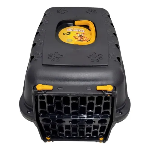 Caixa Transporte Durapet's Neon Porta Aço Cães Gatos Tamanho 1