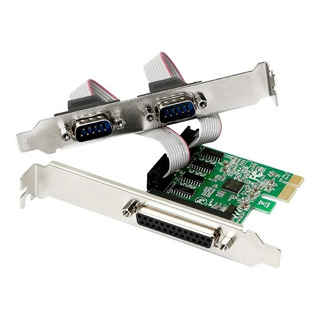 Placa Pci Express 1x 2 Porta Serial Db9 E 1 Paralela Db25 Placa Pci Express 1x 2 Porta Serial Db9 E 1 Paralela Db25