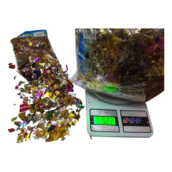 Confetti, Challa, Confeti X 500grs. Para Lanza Confetti