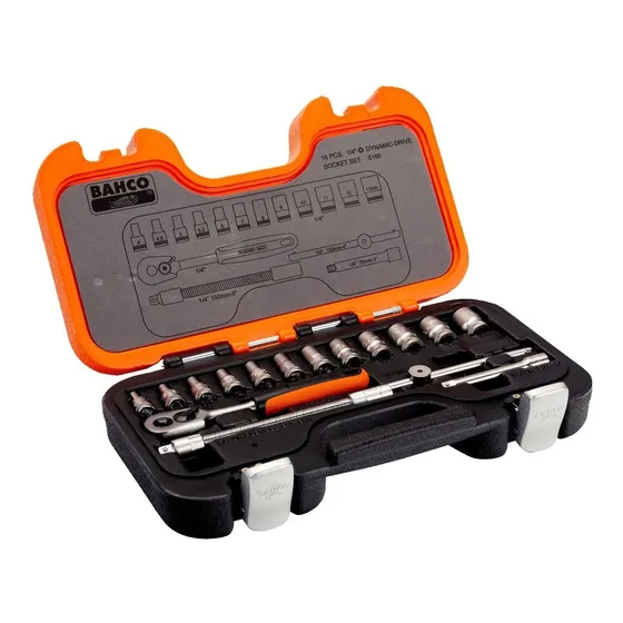 Juego Set De Tubos Bocallaves Crique Bahco 16 Piezas S160