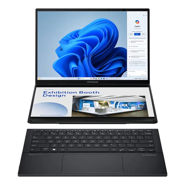 Notebook Asus Zenbook Duo Oled 16gb 1tb Ssd Dual 14'' Touch Color Gris
