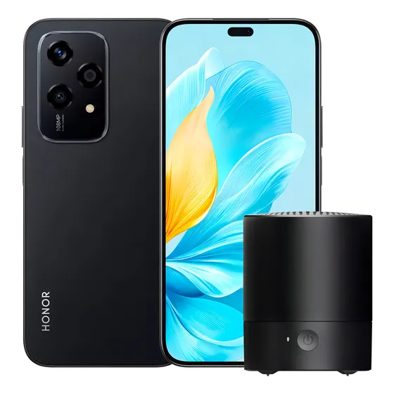 Honor 200 Lite Negro Medianoche 256GB 8GB RAM 5G Dual Sim + Honor Choice Mini Speaker