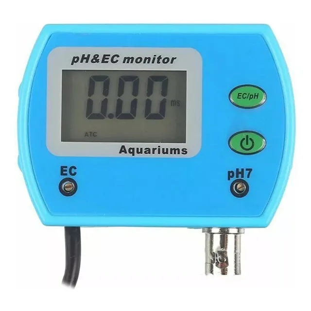 Controlador Medidor Ph Ec Conductividad Monitor 2 En 1 