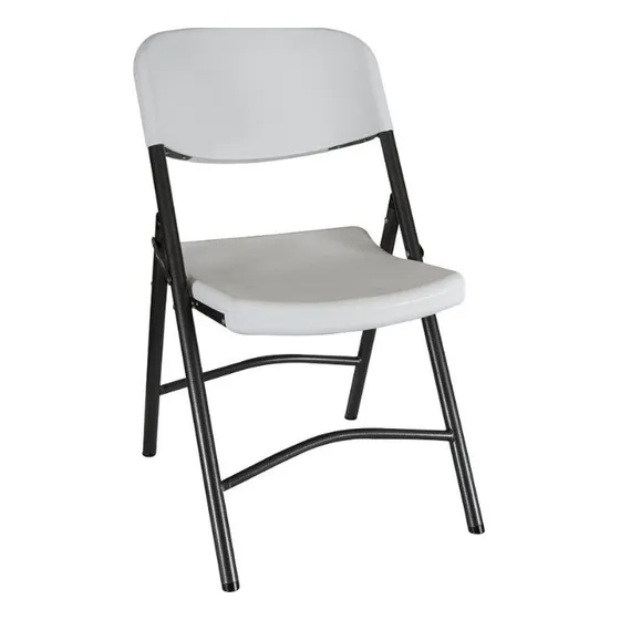 Silla Plegable Blanca Medida 60,5x47x82 Cm 