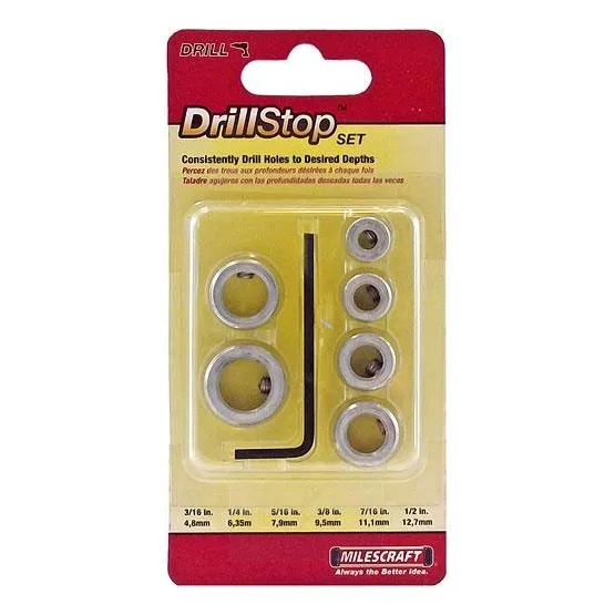 Juego De Topes P/ Control De Profundidad De Mechas Drillstop