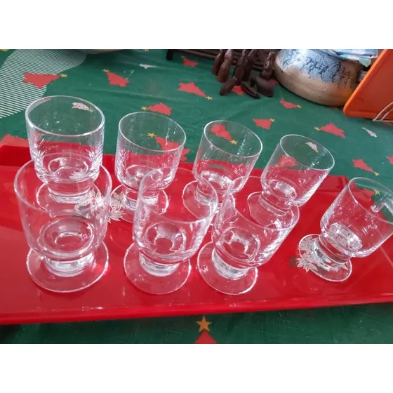 Copas Fino Cristal Icet Art.mur. Alto 11 Y Diám.7.juego De 8