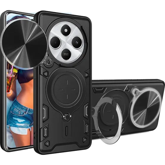 Funda P/ Xiaomi Redmi 14c 4g Camshield Pro + Film Caseme 