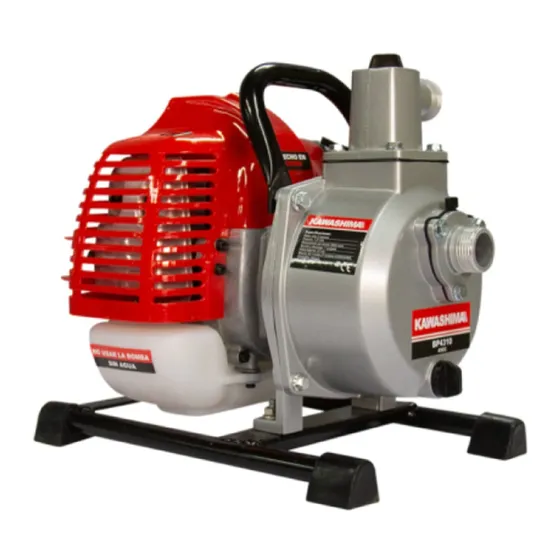 Motobomba Bomba de agua 1x1 plg Autocebante Kawashima 2t riego