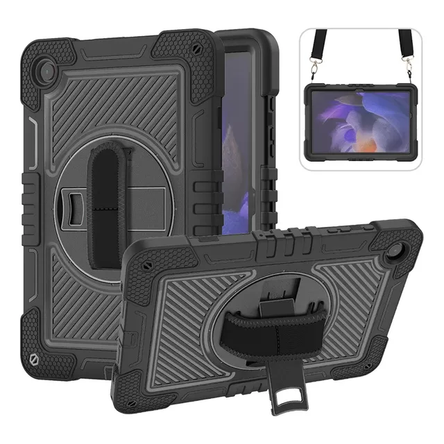 Funda Para iPad 9a 8a 7a Generación 10.2 Uso Rudo + Correa
