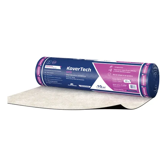 Membrana Asfáltica Transitable Kovertech Geotextil 4mm - Rex