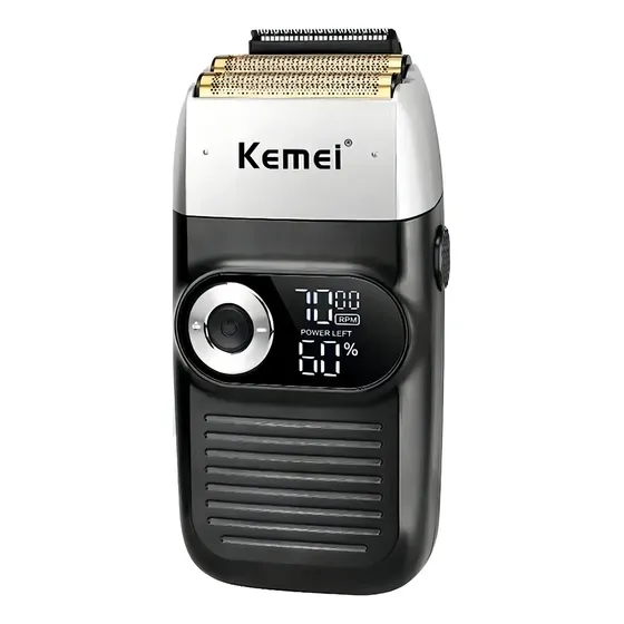 Máquina afeitadora Kemei KM-2026 negra | Cuotas sin interés