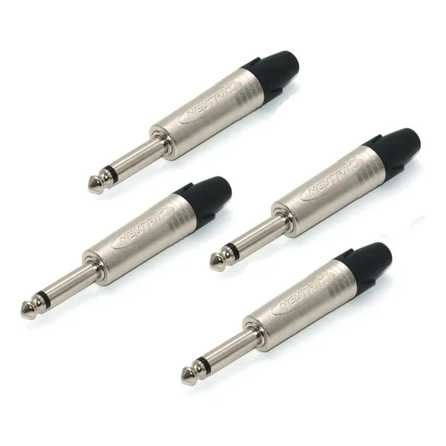 Neutrik® Np2c® 4 Conectores Plug Ts De 1/4 Nuevo Envio Meses