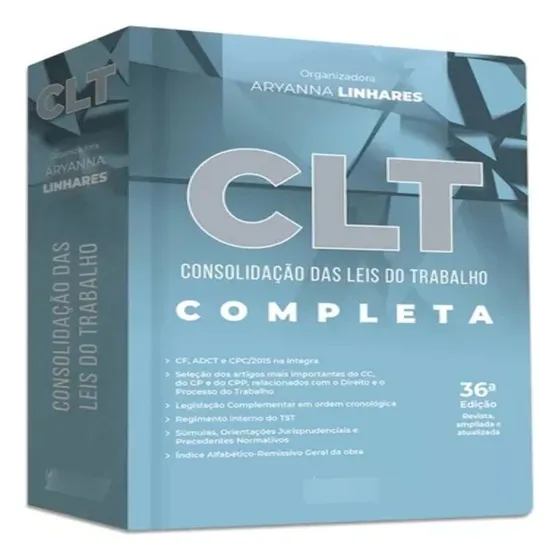Clt - Consolidação Das Leis Do Trabalho - 41º Exame De Ordem, De Aryanna Linhares. Editorial Juspodvim, Tapa Mole, Edición 36 En Português, 2024