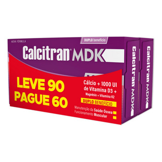 Kit Calcitran Mdk 90 Comprimidos Kit Calcitran Mdk 90 Comprimidos