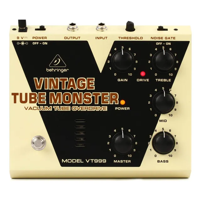 Pedal Overdrive Para Guitarra Behringer Vt999 Vintage Tube M