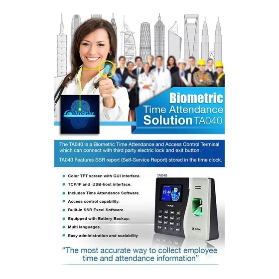 Control De Asistencia .biometrico 3ns-pos-ta040,500.huellas.