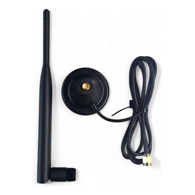 Antena Wifi Modem Router Base Alta Magnetica Cable Potencia