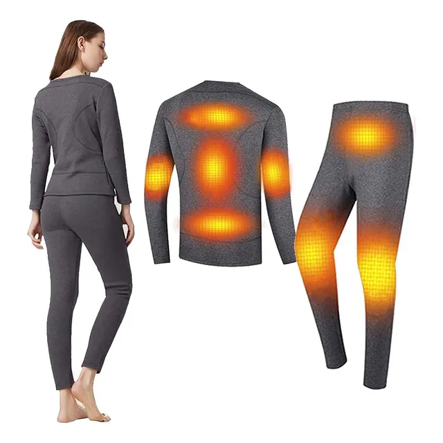 Conjunto Ropa Interior Termica Para Mujer Pantalon Largo Usb