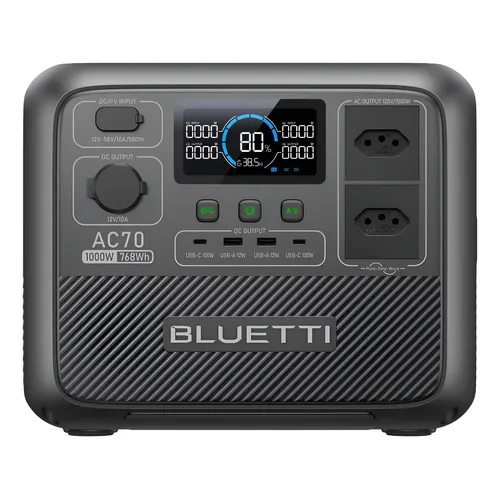 Bluetti 800w/716wh Eb70s Estação De Energia Portátil
