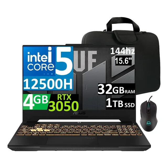 Asus Tuf F15 144hz Core-i5 12va Gen 32gb 1tb Ssd Rtx3050 4gb