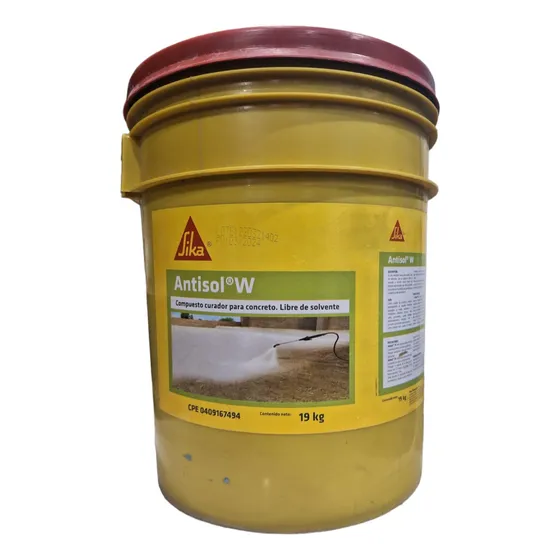 Sika Antisol W Compuesto Curador Para Concreto 19kg