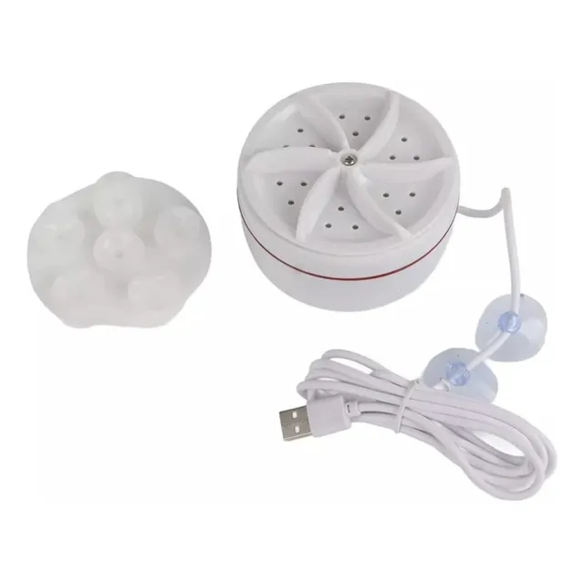 Mini Lavadora Portátil Con Turbina Ultrasónica Usb 60w