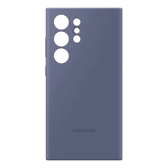 Silicone Case Samsung Galaxy S24 Ultra E  Morado Violeta