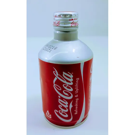 Garrafa Coca Cola Aluminio Japonesa 300 Ml