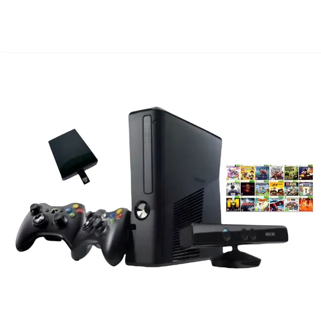 Microsoft Xbox 360 Kinect Slim 2ctrl 500gb 200multijuegos