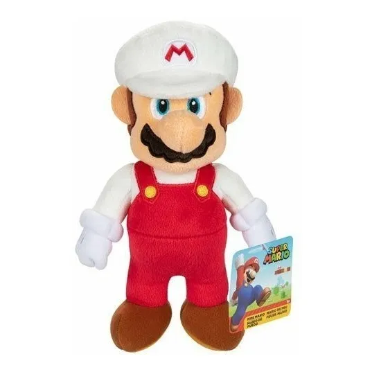  Peluche Super Mario Bros Mario De Fuego Original