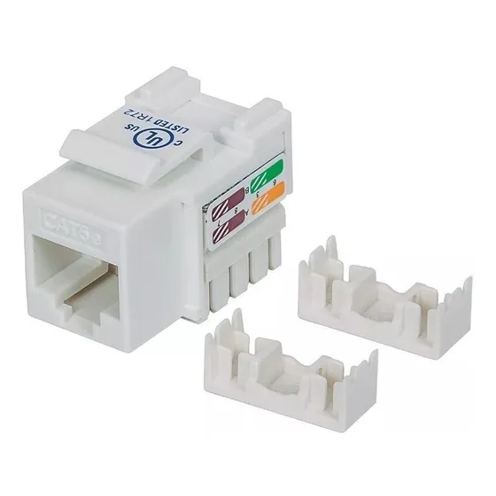 Jack Para Cable Intellinet Cat 5e De Impacto Blanco Utp