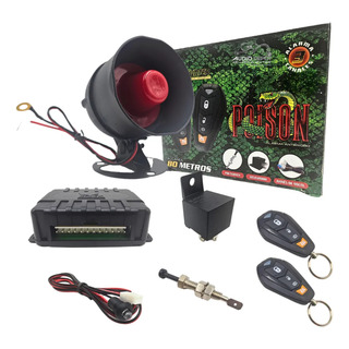 Alarma Automotriz 2 Control Sirena Black Hunter New Poison Alarma Automotriz 2 Control Sirena Black Hunter New Poison