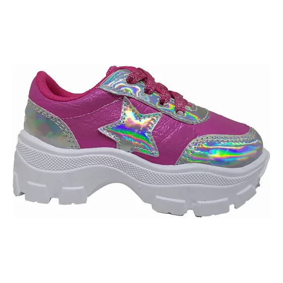 Zapatillas Nenas/niñas Urbanas Mujer Plataforma Talles 23-26