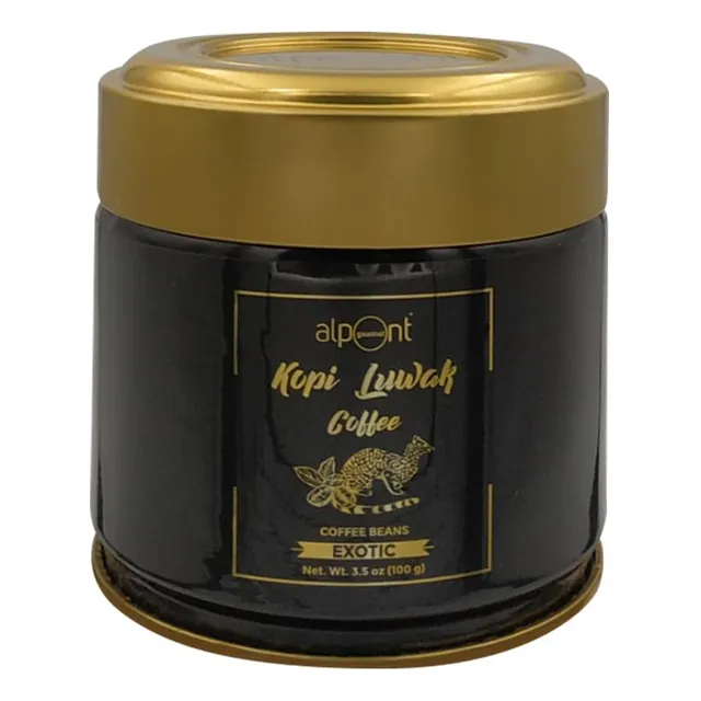 Alpont Gourmet Cafe Kopi Luwak Premium - Granos Enteros - To