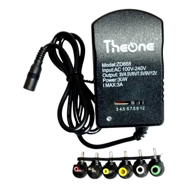 Fuente De Poder Multivoltaje 3 A 12v De 3 Ah
