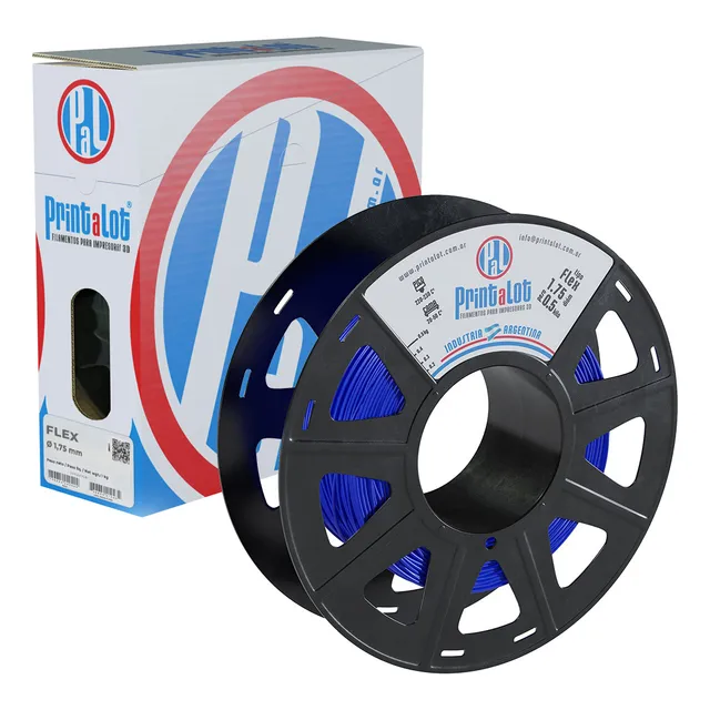 Filamento Para Impresoras 3d Flexible :: Printalot Lc Color Azul