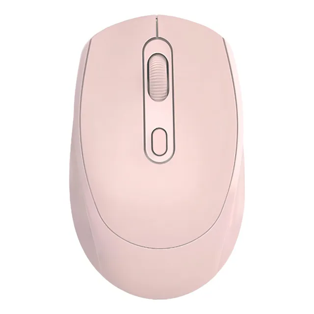 Mouse Inalambrico Usb Computadora Pc Notebook Portatil Color Rosa
