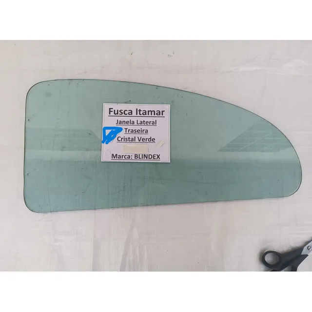 Vidro Verde Blindex Janela Lateral Trasera Fixa Fusca Itamar