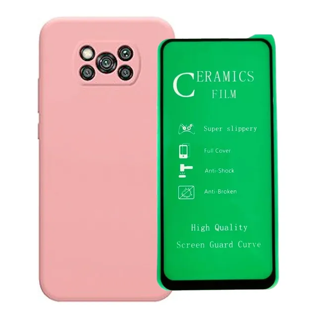 Funda Estuche Forro + Protector De Pantalla (hidrogel O Vidrio Ceramico) Para Xiaomi Redmi / Note / A / Mi