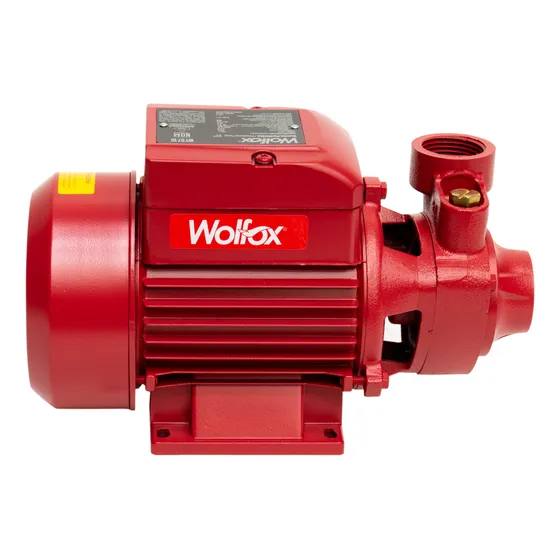 Motobomba Bomba Periférica 1/2 Hp Wolfox Altura 28 Metros