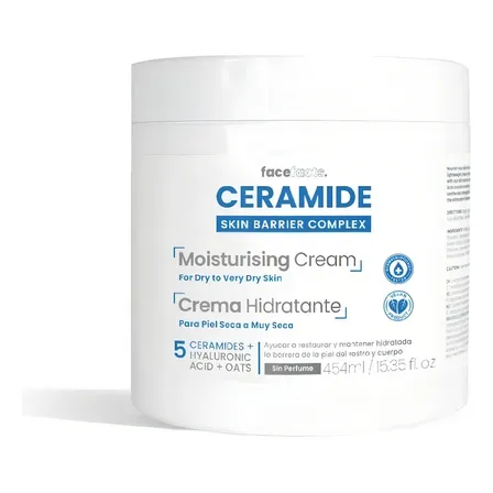 Crema Hidratante Para Piel Seca A Muy Seca 454ml Ceramide Fragancia Neutro