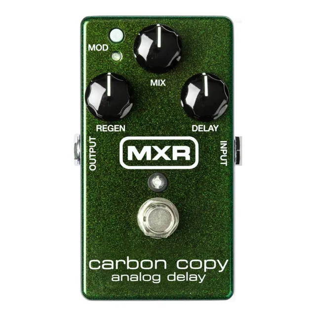 Pedal de efecto MXR Carbon Copy Analog Delay M169 verde