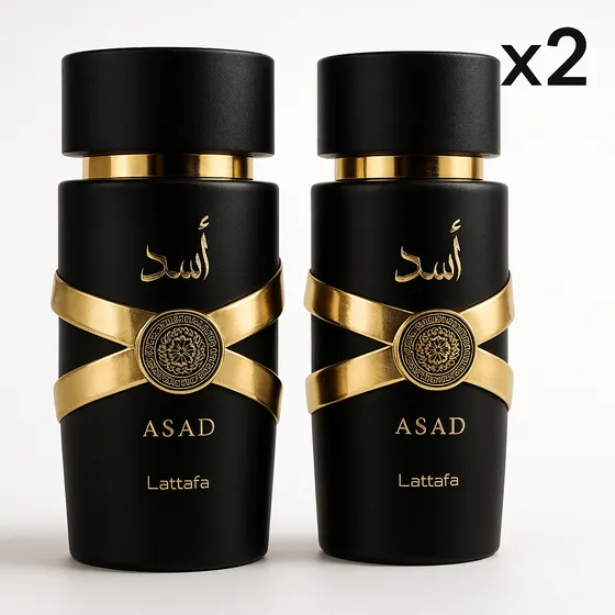 Set 2 Perfumes Asad Lattafa Original Edp Hombre 100ml C/u