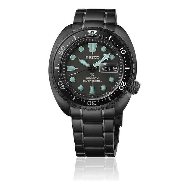 Reloj Seiko Prospex Srpk43k1 Hombre Acero Negro Verde