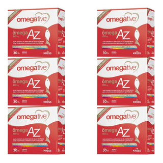 Kit Omegative Az Com 6 Caixas De 30 Cápsulas Cada Kit Omegative Az Com 6 Caixas De 30 Cápsulas Cada