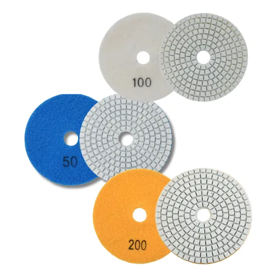 Kit 3 Discos Lixa Cerâmica Porcelanato - Grão 100, 50 E 200