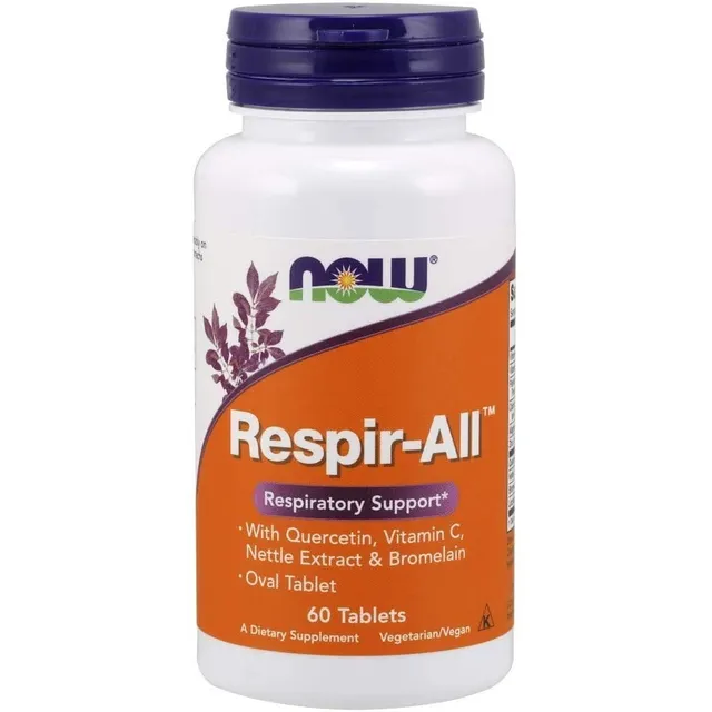 Respir-all Apoyo Respiratorio Now 60 Tabletas