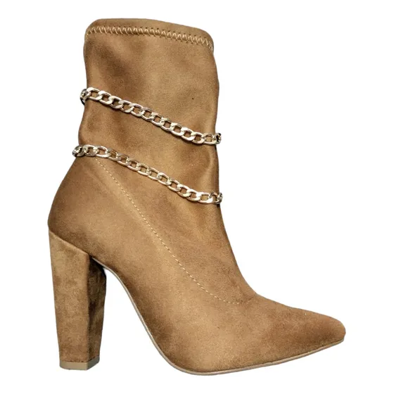 Bota Larga Color Camel Simplemente Bellas