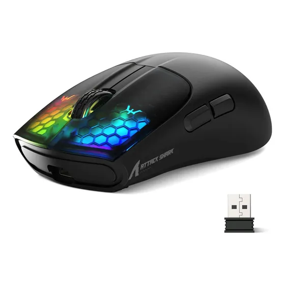 Mouse Inalámbrico Para Juegos Attack Shark X5 De Tres Modos