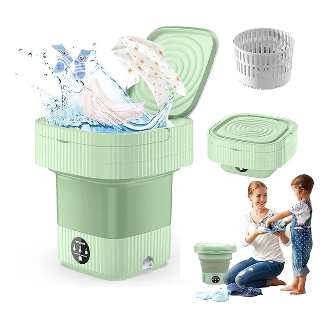 Lavadora Portátil, Mini Lavadora Plegable, Lavadora Portátil De Ropa, Lavadora Pequeña Limpieza Profunda, Lavadora Con Centrifugado Adecuado Para Apartamento, Hogar, Dormitories